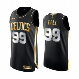 Camiseta Hombre NBA Boston Celtics Tacko Fall 99 2020-21 Negro Golden Edition Swingman